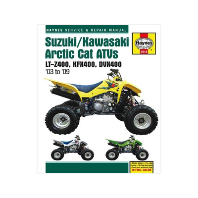 [预订]Suzuki/Kawasaki Artic Cat ATVs 2003 to 2009 9781563929106