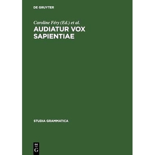 for 9783050036724 Vox Stechow von Arnim Festschrift Sapientiae Audiatur 预订