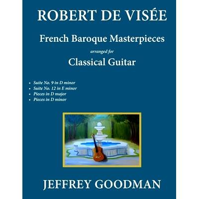 预订 Robert de Visee: French Baroque Masterpieces for the Classical Guitar: 9781545531402