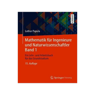 预订 Mathematik für Ingenieure und Naturwissenschaftler Band 1