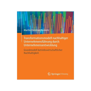 预订 Transformationsmodell nachhaltiger Unternehmensführung durch Unternehmensentwicklung