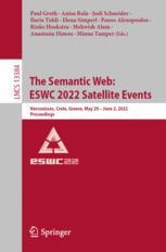 Semantic Web Events 预订 9783031116087 Satellite The 2022 ESWC