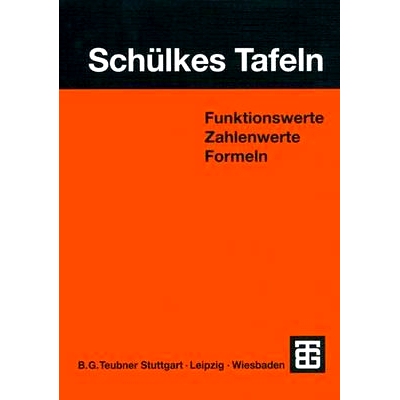 预订 Schülkes Tafeln: Funktionswerte Zahlenwerte Formeln: 9783519325505