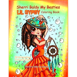 预订 Sherri Baldy My Besties Lil Gypsy Coloring Book: 9781088971192