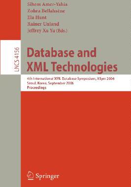【预订】Database and XML Technologies