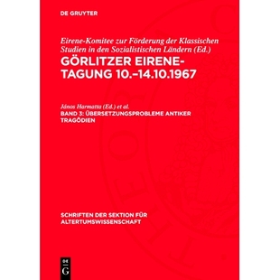预订 Übersetzungsprobleme antiker Tragödien: 9783112724781