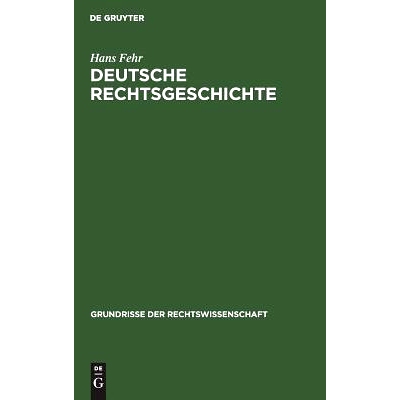 预订 Deutsche Rechtsgeschichte: 9783111164984