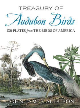 【预订】Treasury of Audubon Birds: 130 Plates from the Birds of America