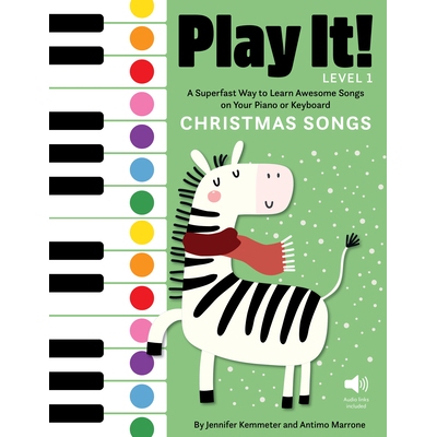 预订 Play It! Christmas Songs: A Superfast Way to Learn Awesome Songs on Your Piano or Keyboard 玩！圣诞歌曲：在钢琴或键
