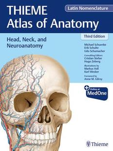 9781684200863 Latin Neuroanatomy Neck Nomenclature Atlas Head Anatomy THIEME 預訂 and
