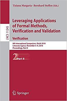 【预售】Leveraging Applications of Formal Methods, Verification and Validation. Verification