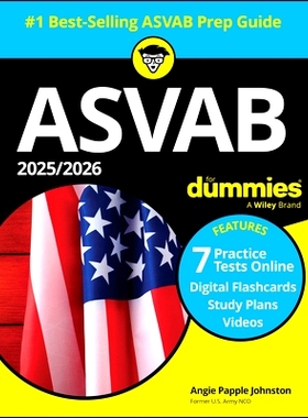 预订 2025/2026 Asvab for Dummies (+ 7 Practice Tests, Flashcards, & Videos Online): Book + 7 Practice Tests, Flashcards,