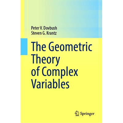 预订 The Geometric Theory of Complex Variables 复变几何理论: 9783031772030