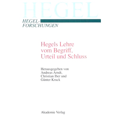 预订 Hegels Lehre vom Begriff, Urteil und Schluss: 9783050040042