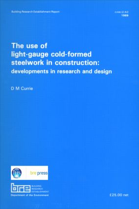 【预订】The Use of Light-Gauge Cold-Formed Steelwork in Construction
