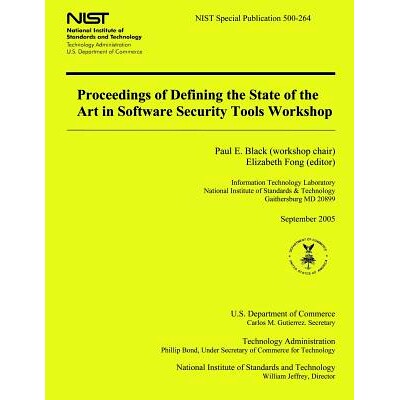 预订 Proceedings of Defining the State of the Art in Software Security Tools Workshop: 9781494952136