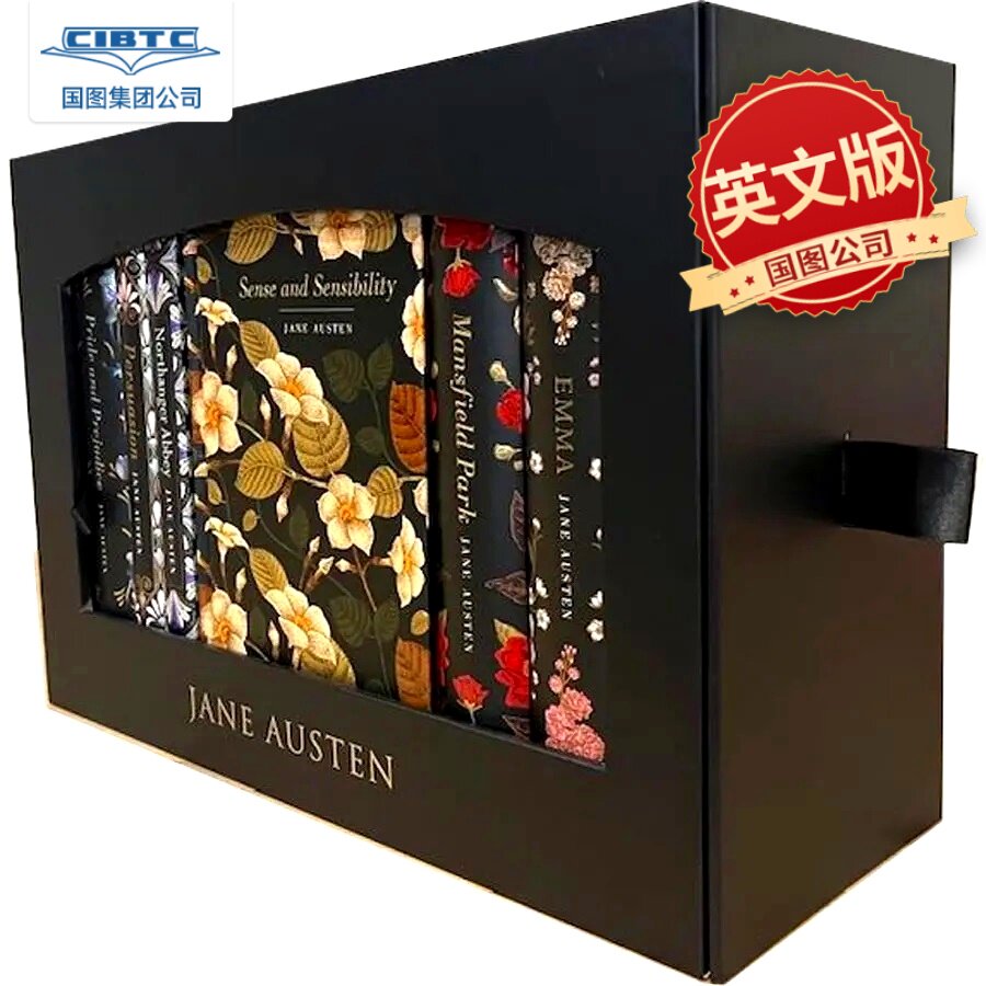 简奥斯汀6册套装 250周年纪念 Chiltern Classic 复古经典系列 精装 英文原版 Jane Austen Box Set 傲慢与偏见 理智与情感