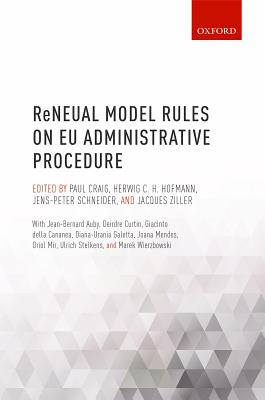 【预订】ReNEUAL Model Rules on EU Administrative Procedure