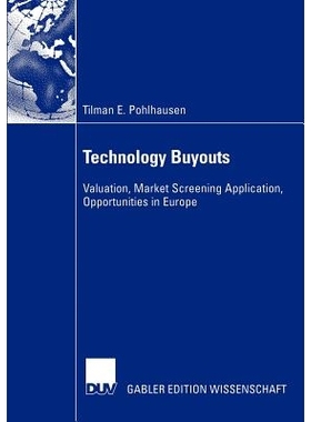 预订 Technology Buyouts: Valuation, Market Screening Application, Opportunities in Europe: 9783824477586