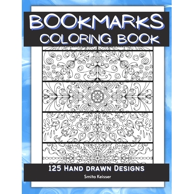 预订 Bookmarks Coloring Book: 125 Hand Drawn Designs: 9798370714979