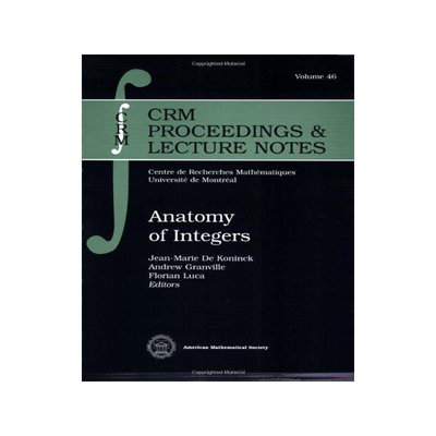 [预订]Anatomy of Integers 9780821844069
