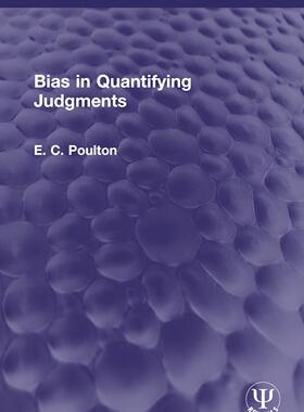 [预订]Bias in Quantifying Judgments 9781032548975