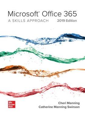 [预订]Microsoft Office 365: A Skills Approach, 2019 Edition 9781260079449