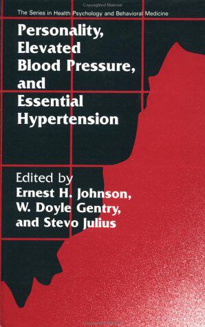 【预订】Personality, Elevated Blood Pressure And Essential Hypertension