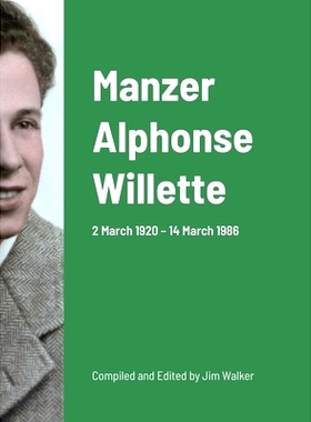 预订 Manzer Alphonse Willette: 2 March 1920 - 14 March 1986: 9798887570624