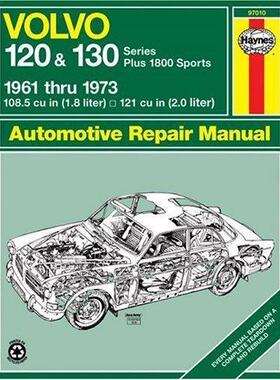[预订]Volvo 120 & 130 Series, & P1800 Sports (1961-1973) Haynes Repair Manual 9780856962035