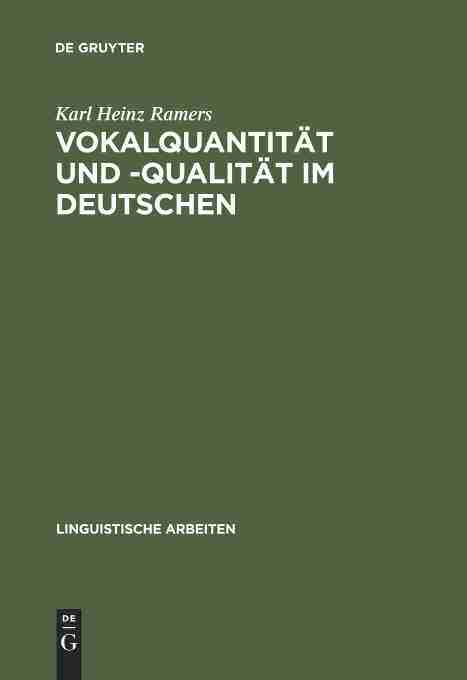 【预订】Vokalquantität und -qualität im Deutschen 9783484302136