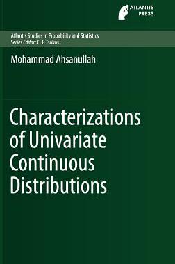 【预订】Characterizations of Univariate Continuous Distributions