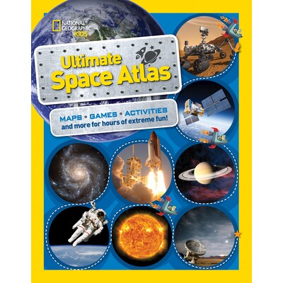 预订 国家地理儿童*太空地图集 科学自然 天文 美国国家地理少儿地图集系列 英文 National Geographic Kids Ultimate Space Atlas