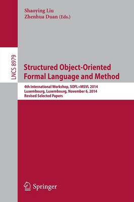 预订 Structured Object-Oriented Formal Language and Method