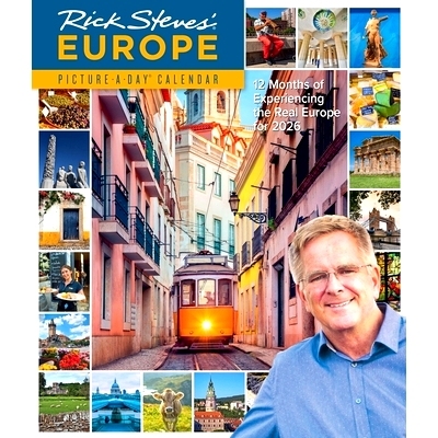 走遍欧洲每日一景 2026年挂历 自然风景摄影 进口日历 英文原版 Rick Steves' Europe Picture-A-Day Wall Calendar 2026