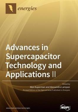 [预订]Advances in Supercapacitor Technology and Applications Ⅱ 9783036543017