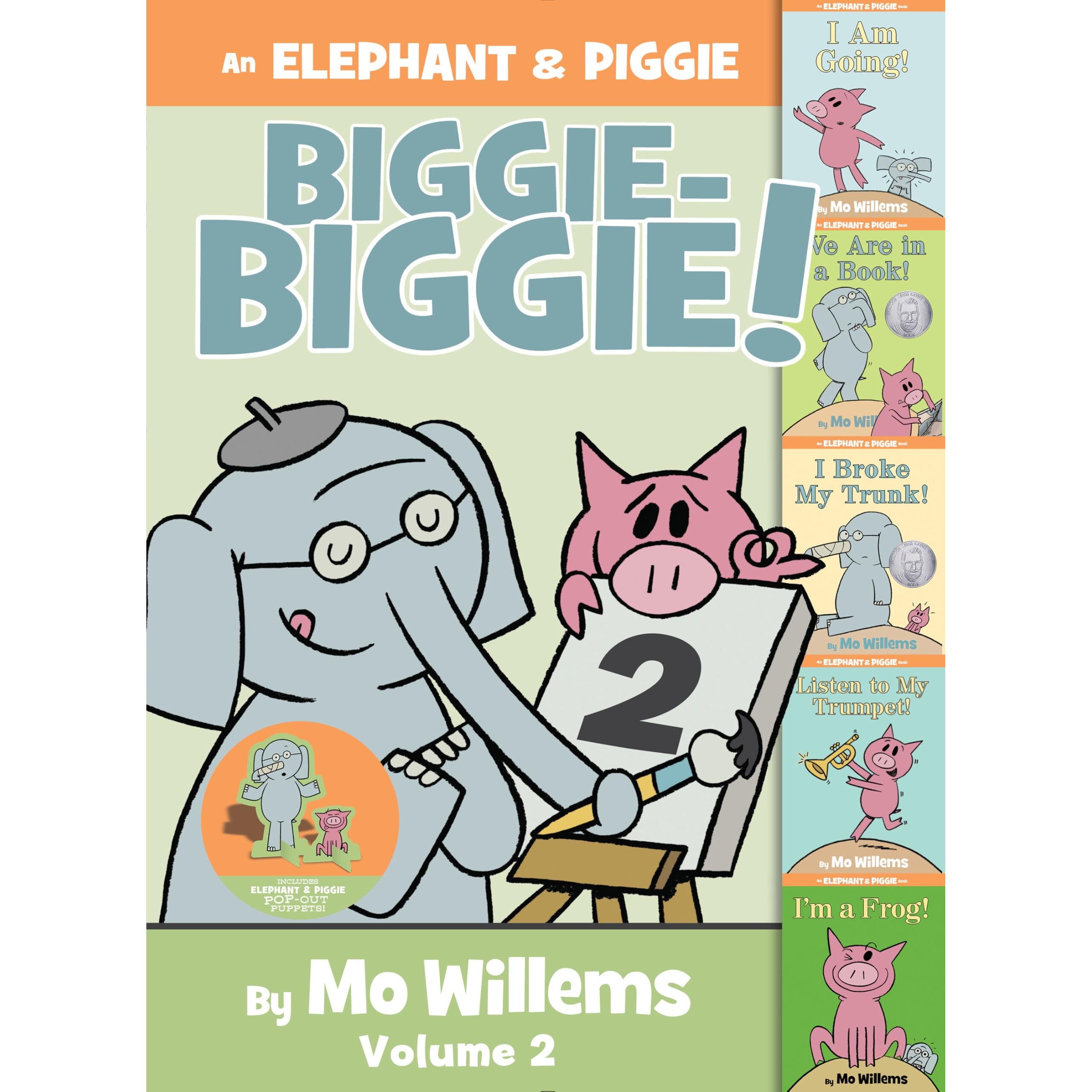 预订 大象与小猪大佬第 2 卷! 初章书 儿童桥梁书 小象小猪系列 英文 An Elephant & Piggie Biggie Volume 2!
