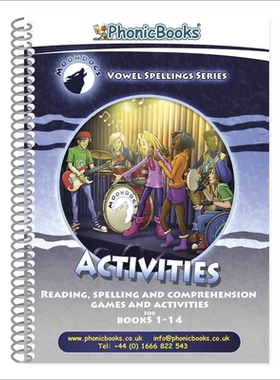 预订 Phonic Books Moon Dogs Set 3 Vowel Spellings Activities: Two alternative vowel spellings 《月亮狗》拼读练习册第三册