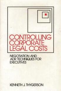 预订 Costs Controlling Legal 9780899308760 Corporate