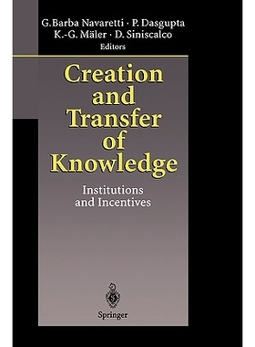 预订 Creation and Transfer of Knowledge: Institutions and Incentives: 9783540644262