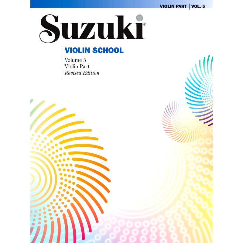 现货 英文原版 铃木小提琴*第五卷 Suzuki Violin School, Vol 5: Violin Part