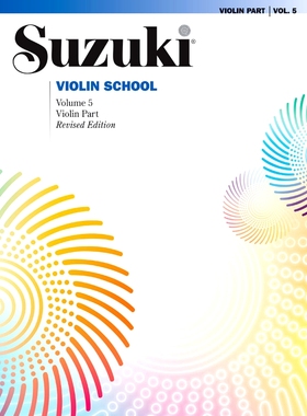 现货 英文原版 铃木小提琴*第五卷 Suzuki Violin School, Vol 5: Violin Part