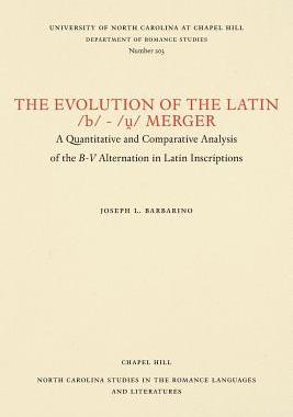 [预订]The Evolution of the Latin /b/-// Merger 9780807892039