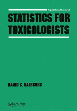 【预订】Statistics for Toxicologists