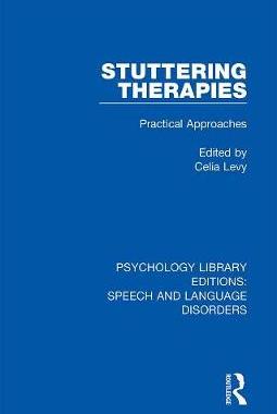 【预订】Stuttering Therapies