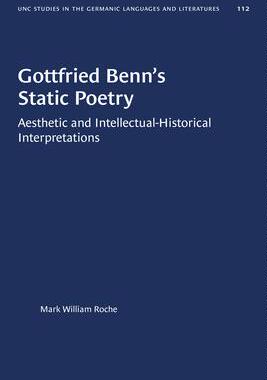 [预订]Gottfried Benn’s Static Poetry 9781469656786