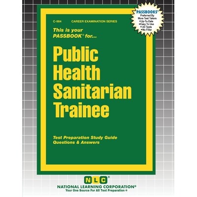 预订 Public Health Sanitarian Trainee 9781799309840