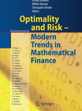 【预订】Optimality and Risk - Modern Trends in Mathematical Finance