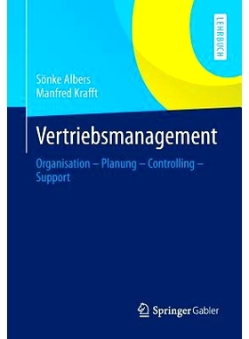 预订 Vertriebsmanagement: Organisation - Planung - Controlling - Support: 9783409119658