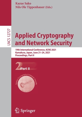 【预订】Applied Cryptography and Network Security 9783030783747